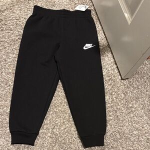 FREE in bundleNWT Nike Black Sweatpants with White Logo - Kids  Joggers size 5/6